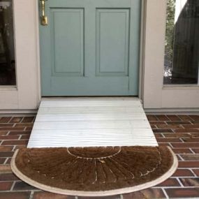 The Amramp North Florida team installed this modular and threshold ramp in a Jacksonville, FL home.
