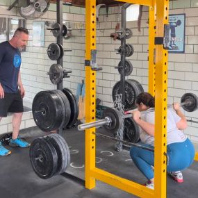 We offer detail-oriented private training to support good form in the main barbell lifts.