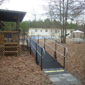 This Cincinnati home is fully accessible, thanks to Amramp’s modular ramp system.