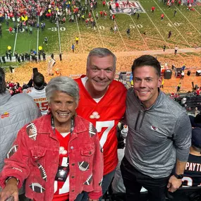 We came to Vegas to hang out with Chiefs Kingdom and cheer on our team. We were blessed with a huge surprise early Sunday morning that we were going to the big game. Aaron, Theresa’s son, helped to find us tickets and we just had to go. A nail biter for sure and we were truly underdogs. 49er fans were everywhere.  In the 4th quarter when they had the lead you could feel they thought they had the Lombardi trophy won. Mahomes broke their heart and made Chiefs Kingdom so proud. We witnessed a great