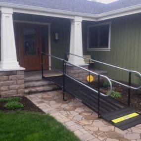 Dave and his Southeastern Wisconsin team installed this ramp in Delavan, WI for the client so she could bring her mother home.