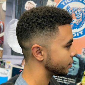 bald fade haircut Muskegon MI