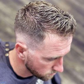 mens barbershop haircut Muskegon MI