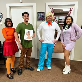 Celebrating Halloween at Dimitri Kondos State farm insurance office