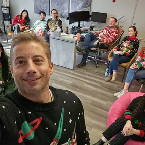 We closed a bit early on Friday to have our team planning meeting. This helps us collaborate as a team, share ideas, and prepare for a successful 2024 ????...ugly Christmas sweaters and all... ???? 
We aim to prepare, protect, and provide for our customers so they can live with confidence ❤️