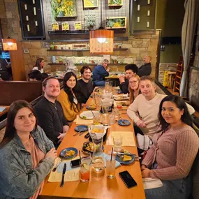 Happy Hour followed by some AFTER happy hour fun with the TEAM! We are off to a great start to the year, now time to enjoy the moment.