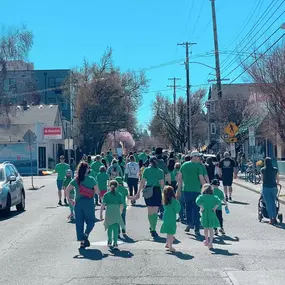 Beautiful day for a St. Patrick's Day parade!