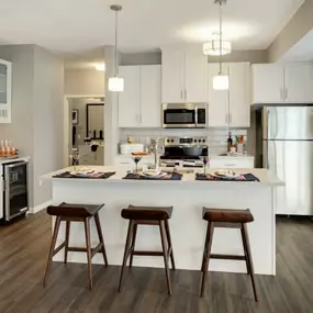 Kitchen with Stainless Steel Appliances