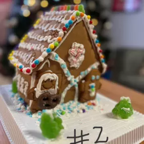 Office gingerbread houses!