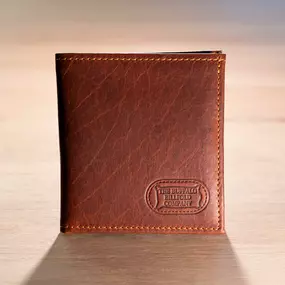 Leather Hipster Wallet in American Chestnut Leather