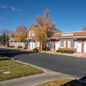 The Front of Little America Hotel in Little America Wyoming.