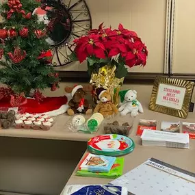 treats at Bill Conley's State Farm Insurance agent's office Chesterfield