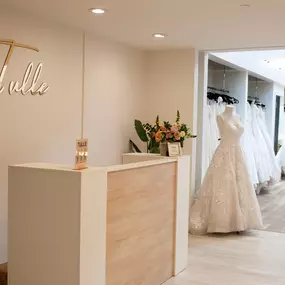 Tulle Bridal Salon in North Andover, MA.