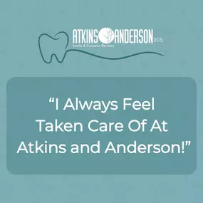 Thank you for sharing your experience! Atkins and Anderson take pride in providing professional and courteous care. Here's to many more smiles and positive visits! ????