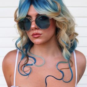 Bold Blue Hair Color near me