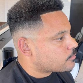 High Skin Fade Haircut with Line-Up