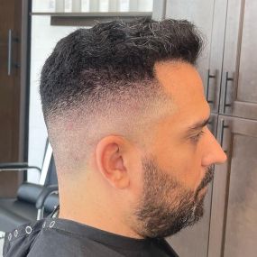 Mid-High Skin Fade Haircut