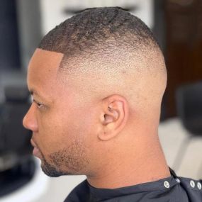 High Skin Fade Haircut with Lineup