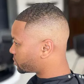High Skin Fade Haircut with Lineup