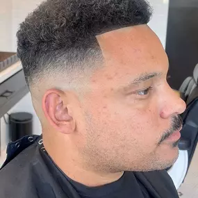 High Skin Fade Haircut with Line-Up