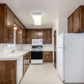 Kitchen at Barcelona Apartments