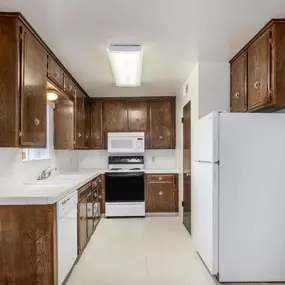 Kitchen at Barcelona Apartments