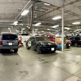 Ball Body Shop in Middleton – Repair Bay at Ball Body Shop.