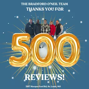 Thank you for 500 Google reviews at our St Louis office! We hope to help more people with their insurance needs. Contact us for a free quote!