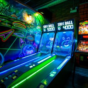 Skee ball and other games available