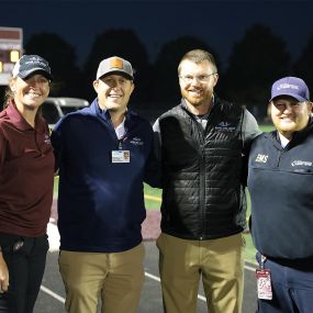 Bone and Joint Institute of Tennessee staff assisting with on-field athletic training