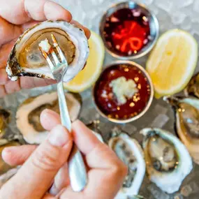 Savor fresh seafood and oysters at Jax Fish House & Oyster Bar.