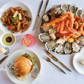Table with dishes from 2025 Spring Menu