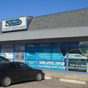 Store front of Tucson Pool and Spa