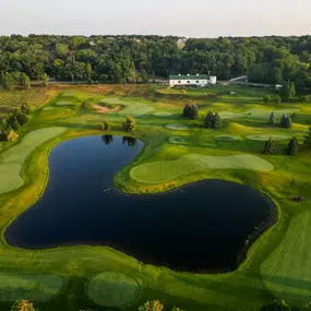 Aerial View of Barn Hollow Par 3 at Hawk's View Golf Club. Picture courtesy of Brian Murphy, WiscoGolfAddict.com