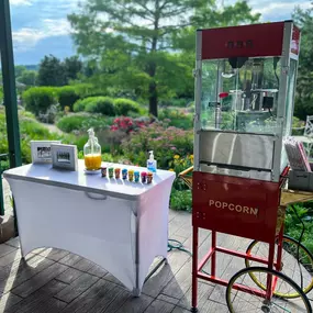 Wedding Decor and Inspiration overlooking the English Garden at Hawk's View Weddings in Lake Geneva, WI