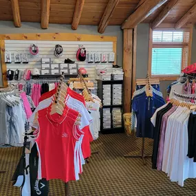 Women's Golf selection of Golf Store inside Hawk's View Golf Club