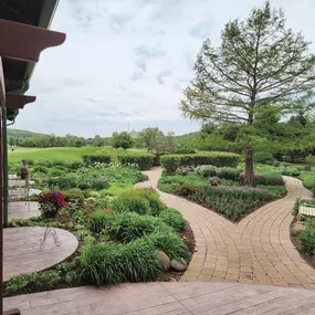 English Garden at Hawk's View Weddings in Lake Geneva, WI