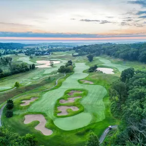 Hole 13 and 14 of Como Crossings golf course at Hawk's View Golf Club. Picture courtesy of Brian Murphy, WiscoGolfAddict.com