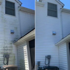 Power Washing Home Before and After