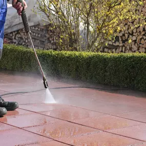 Patio and paver power washing services