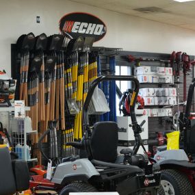 Haltom showroom mowers tools