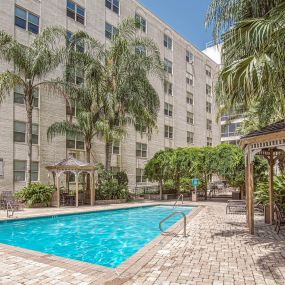 Outdoor Swimming Pool with Gazebo