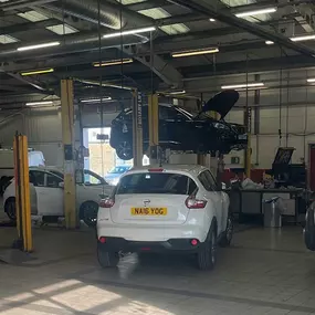 Workshop of the Peugeot Service Centre York