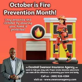 October is Fire Prevention Month!