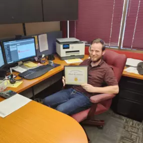 Congratulations to Chris Kaufman on his 1st Year of Service!