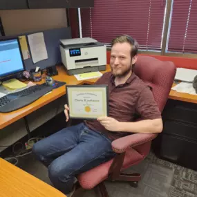 Congratulations to Chris Kaufman on his 1st Year of Service!