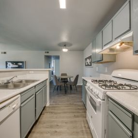 Fully Equipped Kitchens at Cable Ranch Affordable Apartments in San Antonio, TX
