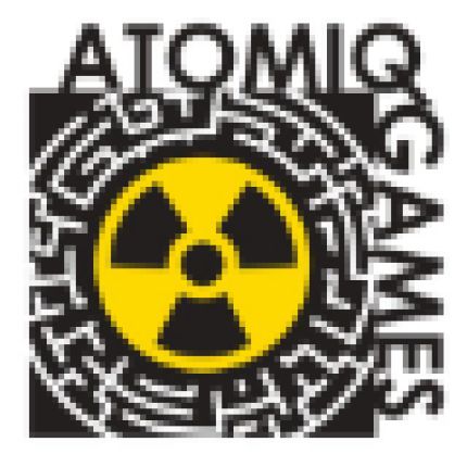 Logo da ATOMIQ GAMES - únikové hry Brno