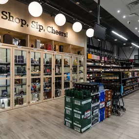 Same day alcohol delivery or free in-store pickup