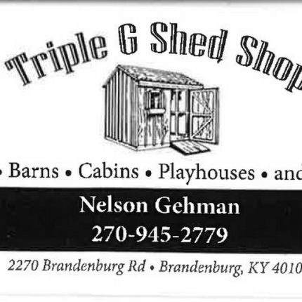 Logo from Triple G Shed Shoppe